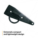 3M DBI-SALA 2103677 Anchor for Roof, Reusable, Compact Anchor for Flat Or Sloped Wood Roofs with D-Ring, Black