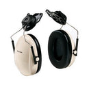 Cap-Mounted Ear Muffs, Beige/Black, NRR 21