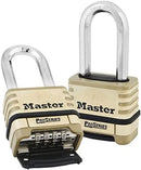 Master Lock 470-1175DLH Proseries Resettable Combination Locks, Carded, 3/8" Diameter, 15/16" Length x 15/16" Width, Multicolor