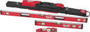 Milwaukee MLBXC48 10 Inch/24 Inch/48 Inch REDSTICK Box and Torpedo Level Set
