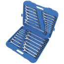 JET Combination Wrench Set - SAE & Metric Raised Panel Wrenches with Case - 32 Pieces