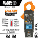 Clamp Meter, HVAC Meter with K-Type Thermocouple, Differential Temperature, True RMS Klein Tools CL450