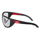 Safety Glasses,Black Frame,Clear Lens