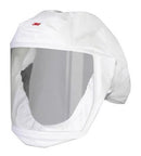 3M Standard Polypropylene S-Series Versaflo White Replacement Hood With Inner Shroud (For Use With Premium Head Suspension)