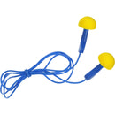 3M E-A-R Express Pod Plugs Corded Earplugs, Hearing Conservation Blue Grips 311-1114 in Pillow Pack (Pack of 100)