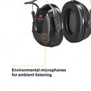 3M PELTOR ProTac III Headset, Black, Headband