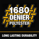 DEWALT Tool Backpack - Ergonomic, 43 Pockets, Water Resistant Compartment (DWST560102)