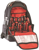 Milwaukee 48-22-8200 1680 Denier 35 Pocket Jobsite Backpack w/ Laptop Sleeve and Molded Plastic Base