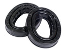Dual Ring Earmuff Gel Seals for 3M Peltor Headsets - Black