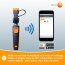 Testo 0560 2115 03 115i Smart and Wireless Probe Pipe-clamp Thermometer