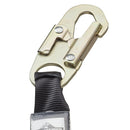 PeakWorks V8108826 Shock Absorbing Lanyard, 110-220 lb Capacity, Twin Leg, 100% Tie Off Galvanized Cable, Snap and Form Hooks, 6' Length