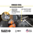 Klein Tools 9416R 1000V Insulated Plier and Wire Stripper Tool Kit with Side-Cutter, Diagonal-Cutter and Wire Stripper, 3-Piece