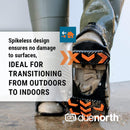 Due North GripPro Spikeless Ice Cleats - Perfect for Transitioning Between Indoor/Outdoor Surfaces - 22 Hi-Vis Chevrons for Maximum Grip