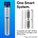 3M Aqua-Pure Whole House Standard Diameter Water Filter Transparent Plastic Housing AP102T, 5530008