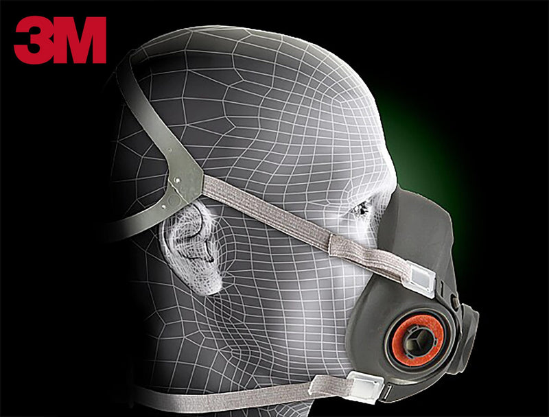 Case 4: 3M Half Facepiece Reusable Respirator 6300 Large