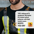 Insulated Waterproof Overall Safety Bib Pants - Easy Boot Access