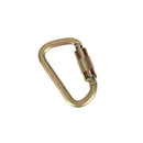 3M DBI-SALA Saflok Self-LockingSelf-Closing Carabiner with 1116" Gate Opening,Gold
