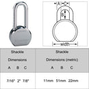 Master Lock - High Security Pro Series Keyed Alike Padlocks 6230NKALH w/BumpStop Technology