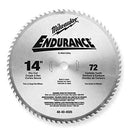 MILWAUKEE 48-40-4505 14",72-Teeth Ferrous Metal Circular Saw Blade