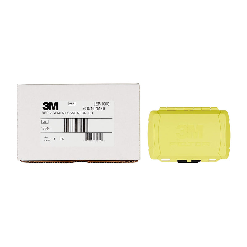 3M Peltor Neon Yellow Replacement Charging Case for LEP-100 & LEP-200