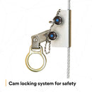 3M DBI-SALA 5000338 Vertical System Component, Manual Wire Rope Grab for Use On 3/8" (95 mm) 7x19 Cable Lifeline, Silver