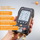 Testo 550s Smart Digital Manifold Kit with Wireless Temperature Probes, -14 to 870 psi
