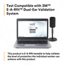 3M™ No-Touch Foam Corded Plugs, P2001, Purple, 400 Pairs (4 Boxes of 100 Pairs)