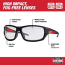 Safety Glasses,Black Frame,Clear Lens