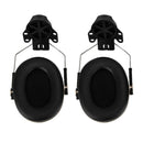 3M Safety H6P3E Ear Muffs, 21DB Hearing Protection Helmet Hat Mounted Earmuffs Ear Defenders for Heavy-Duty Engineering, Foundry, Steel Mills, Mining - Black