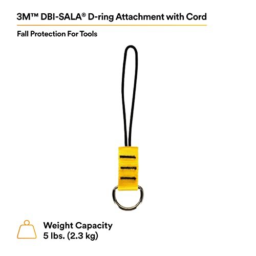 DBI/SALA Python, 1500009,D-Ring Cord W/Loop, Cinches to Tools Weighing Under 5-Pounds, 10-Pack
