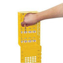Master Lock 503YLW Group Lock Box for Lockout/Tagout, Steel, Yellow
