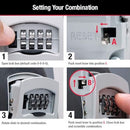 Master Lock 5401D Select Access Wall-Mounted Key Storage Box with Set-Your-Own Combination Lock