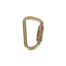 3M DBI-SALA Saflok Self-LockingSelf-Closing Carabiner with 1116" Gate Opening,Gold