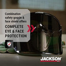 JACKSON SAFETY GPL530 Premium Safety Goggles with detachable Faceshield
