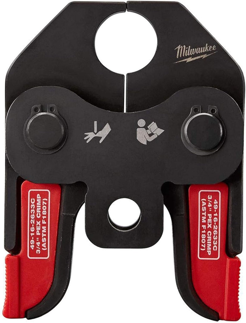 Milwaukee 49-16-2633C M18 3/4 Inch Pex Crimp Jaw For M18 Short Throw Press Tool