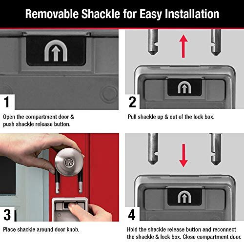 Master Lock 5401D Select Access Wall-Mounted Key Storage Box with Set-Your-Own Combination Lock