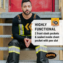 Insulated Waterproof Overall Safety Bib Pants - Easy Boot Access