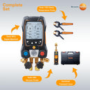 Testo 557s Smart Digital Manifold Kit with Wireless Temperature and Vacuum Probes, -14 to 870 psi
