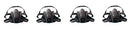 3M Rugged Comfort Quick Latch Half Facepiece Reusable Respirator 6501QL/49488, Small (4-(Pack))