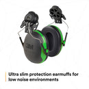 3M PELTOR Ear Muffs, Noise Protection, Hard Hat Attachment, NRR 21 dB, Construction, Manufacturing, Maintenance, Automotive, Woodworking, X1P3E