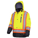 Pioneer V1210160-4XL Hi-Viz  Heated Insulated Safety Jacket, Yellow, 4XL. Each