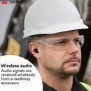 3M PELTOR TEP-200 Tactical Earplug Kit, NRR 23dB, Rechargeable, Noise Reduction, Construction, Law Enforcement black