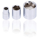 JET 20-Piece 1/2-inch Drive SAE, 6 Point, Ratchet Wrench Chrome Socket Set, 600323