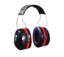 PK/4: 3M Peltor Optime 105 Over-The-Head Earmuffs H10A , Black, Red