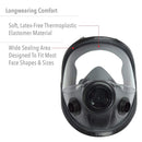 Honeywell Small 5400 Series Full Face Elastomeric Welding Air Purifying Respirator With 4-Point Head Strap
