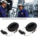 3M Safety H6P3E Ear Muffs, 21DB Hearing Protection Helmet Hat Mounted Earmuffs Ear Defenders for Heavy-Duty Engineering, Foundry, Steel Mills, Mining - Black