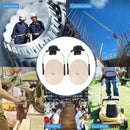 3M Safety H6P3E Ear Muffs, 21DB Hearing Protection Helmet Hat Mounted Earmuffs Ear Defenders for Heavy-Duty Engineering, Foundry, Steel Mills, Mining - Black