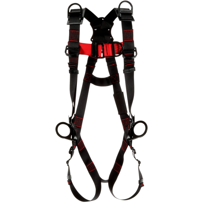 3M Protecta Vest-Style Positioning/Climbing/Retrieval Harness 1161514,Black, Medium/Large, 1 EA/Case