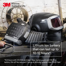 3M Speedglas G5-01 Heavy-Duty Welding Helmet with 3M Adflo High-Altitude PAPR Assembly 46-1101-30i-CA, G5-01 ADF, 1 EA/Case Black