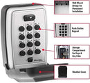 Master Lock 5423D Set Your Own Combination Wall Mount Push Button Lock Box, 5 Key Capacity, Black - 1